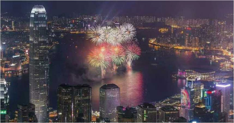 吳佩慈的兩間房可遠眺維多利亞港夜景。（圖／Google Map）