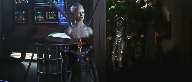 The Borg Queen, played by Alice Krige.