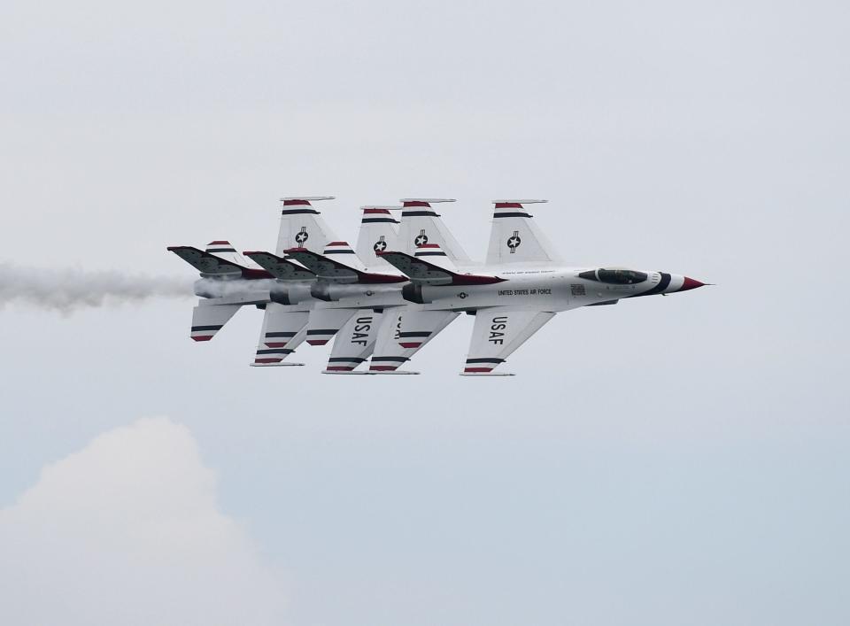 15th Anniversary of the OC Air Show featuring the U.S. Air Force Thunderbirds Saturday, June 11, 2022, in Ocean City, Maryland.