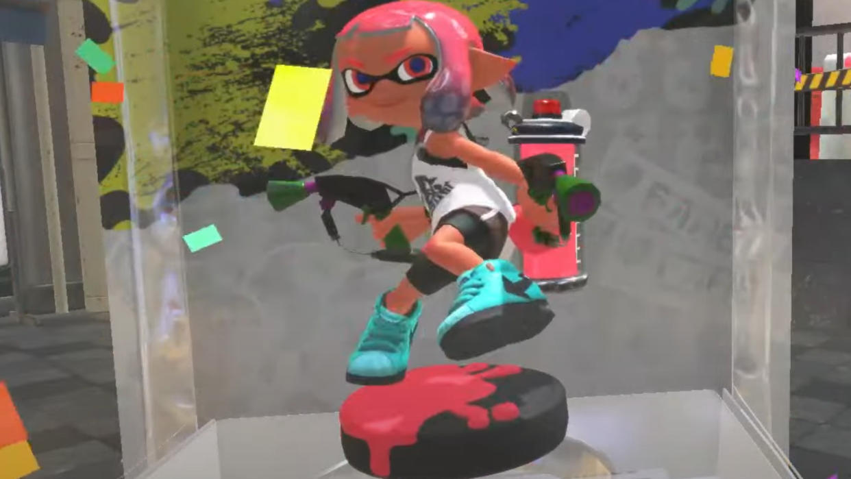  Splatoon amiibo activation. 