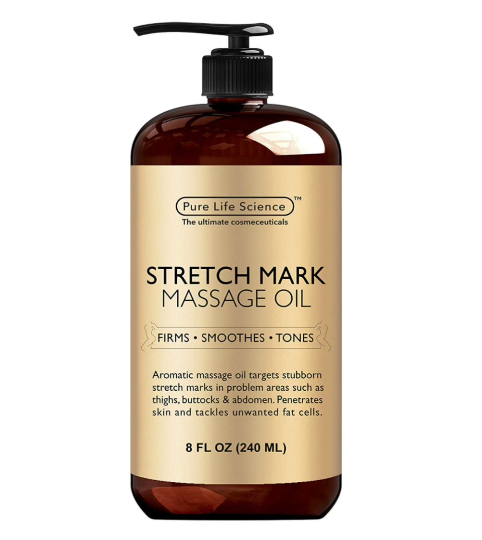 Pure Science Stretch Mark Massage Oil (Photo via Amazon)