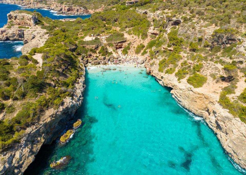 Beach of Calo des Moro, Mallorca, Spain (Getty Images/iStockphoto)