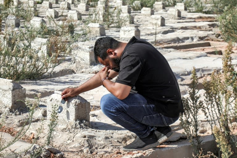 Many of the victims' bodies lie in graves with no names, only numbers (Khaled Nasraoui)