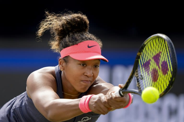 Naomi Osaka lit the cauldron at the opening ceremony of the Covid-delayed Tokyo Olympics in 2021 (Sander Koning)