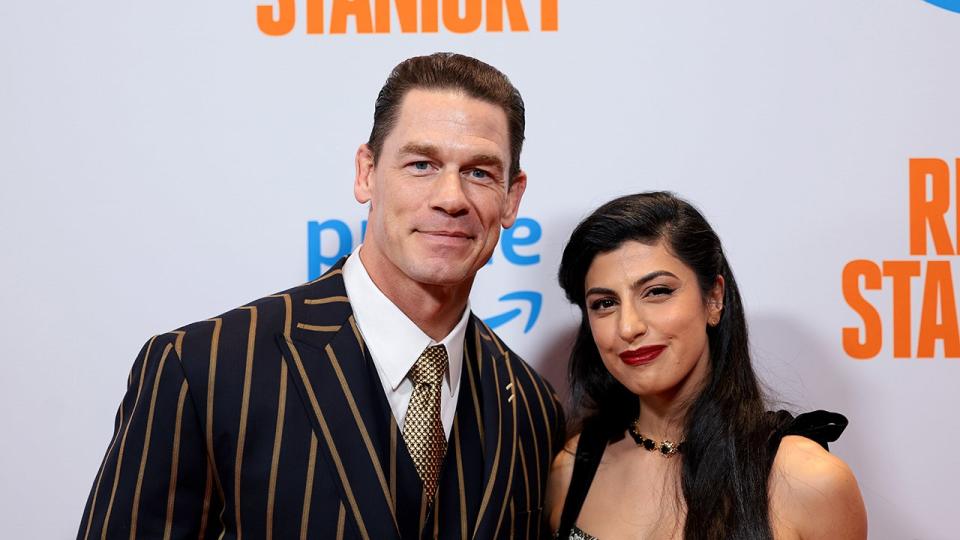 John Cena and Shay Shariatzadeh at "Ricky Stanicky" premiere