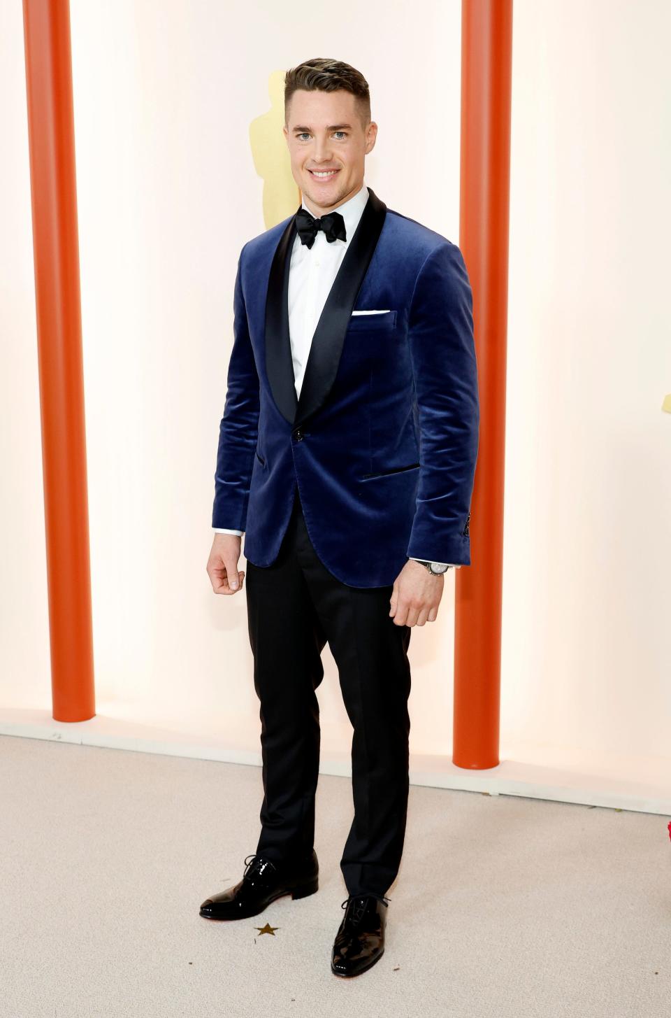 Alexander Dreymon attends the 2023 Academy Awards.