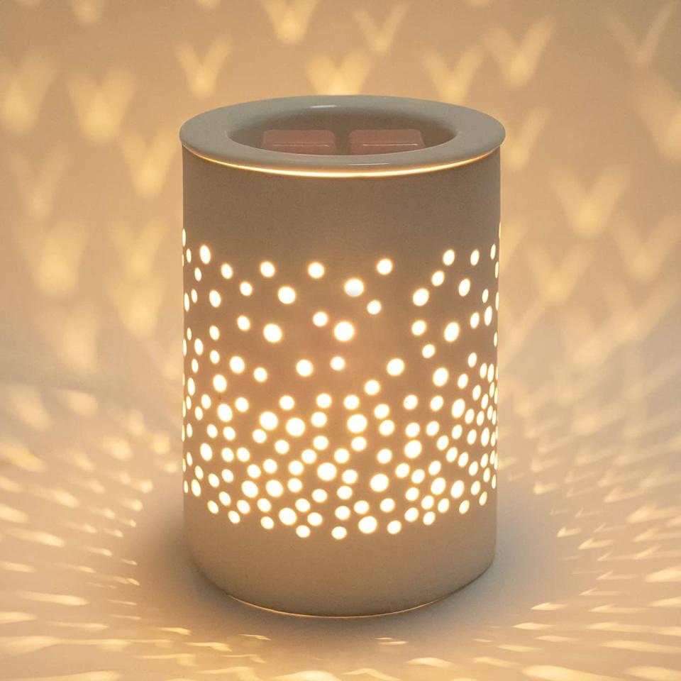 A ceramic electric wax warmer from Bobolyn