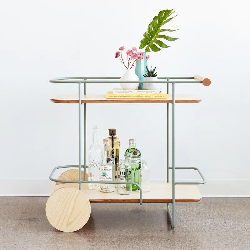 4) Gus Modern Arcade Bar Cart