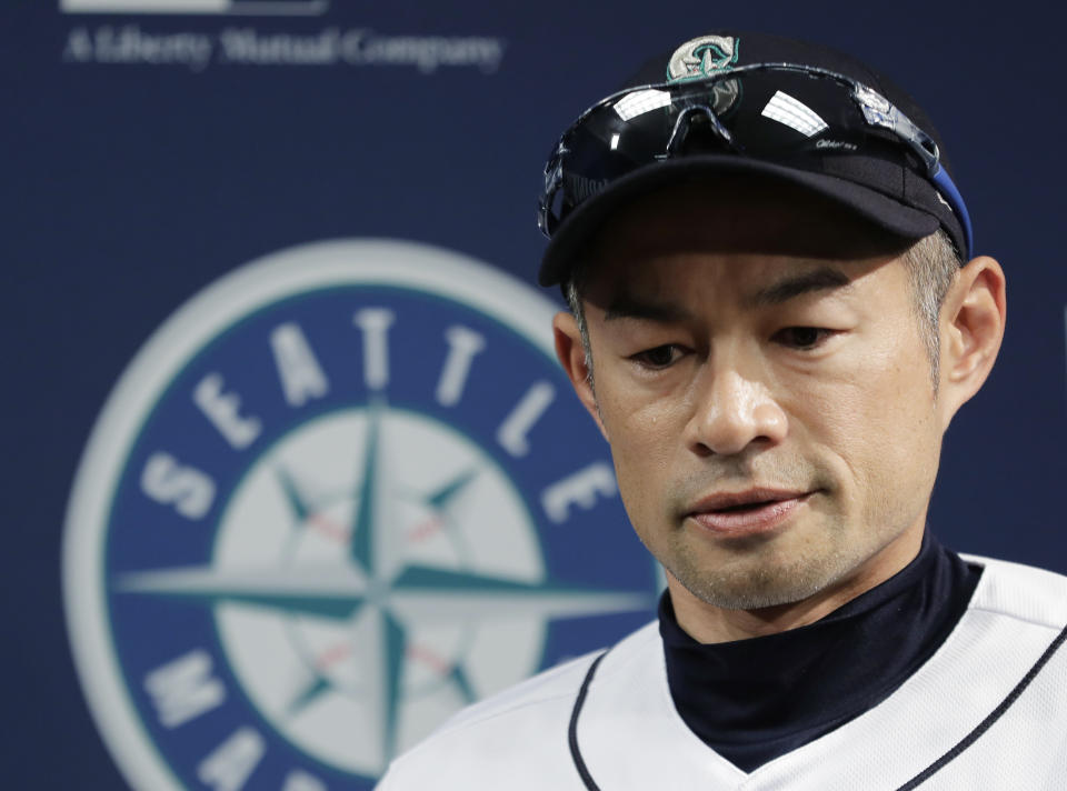 Ichiro Suzuki had a memorable response when Tom Brady texted him last year. (AP)