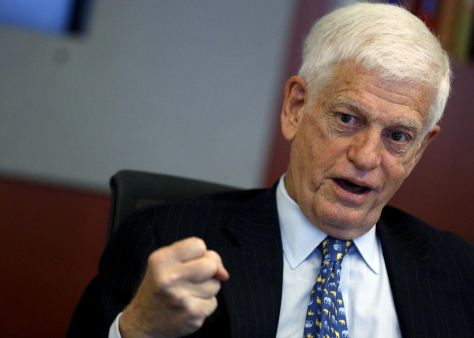 Chairman and CEO of GAMCO Investors, Inc. Mario Gabelli speaks at the Reuters Global Investment Summit in New York, November 19, 2015. REUTERS/Brendan McDermid 