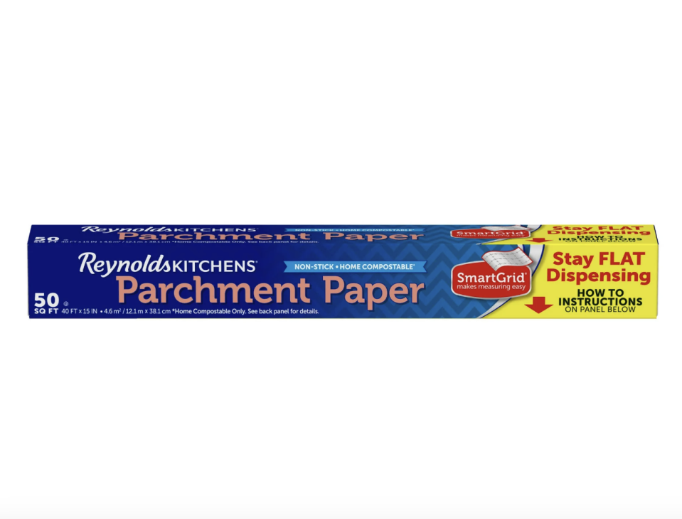 <p><a href="https://go.redirectingat.com?id=74968X1596630&url=https%3A%2F%2Fwww.walmart.com%2Fip%2FReynolds-Kitchens-Stay-Flat-Parchment-Paper-with-SmartGrid-50-Square-Feet%2F939544060%3Fveh%3Daff%26adid%3D1500000020090000065562%26cn%3D40388&sref=https%3A%2F%2Fwww.goodhousekeeping.com%2Flife%2Fentertainment%2Fa60776536%2Fyoung-forever-cookbook-dr-mark-hyman%2F" rel="nofollow noopener" target="_blank" data-ylk="slk:Shop Now;elm:context_link;itc:0;sec:content-canvas" class="link ">Shop Now</a></p><p>Stay Flat Parchment Paper with SmartGrid, 50 Square Feet</p><p>Walmart</p><p>$3.88</p>