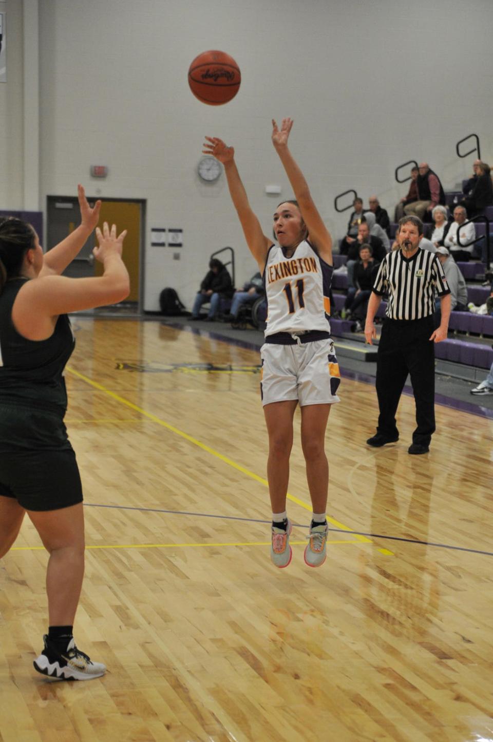 Lexington's Madi Basilone led Lady Lex to a 38-20 win over Madison with 17 points on Thursday night.