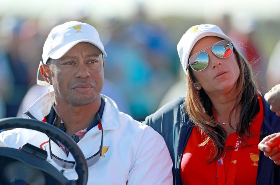 Tiger Woods and Erica Herman at the Presidents Cup in 2017