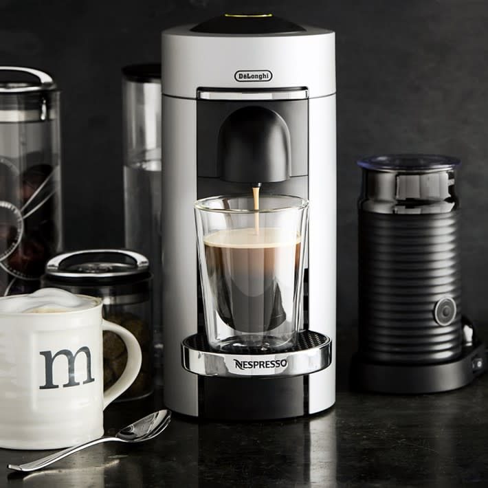 <p><a href="https://go.redirectingat.com?id=74968X1596630&url=https%3A%2F%2Fwww.williams-sonoma.com%2Fproducts%2Fnespresso-vertuoplus-deluxe-coffee-and-espresso-machine&sref=https%3A%2F%2Fwww.seventeen.com%2Flife%2Ffriends-family%2Fg27570560%2Fgifts-for-dad%2F" rel="nofollow noopener" target="_blank" data-ylk="slk:Shop Now;elm:context_link;itc:0;sec:content-canvas" class="link ">Shop Now</a></p><p>VertuoPlus Deluxe Coffee & Espresso Machine by De'Longhi</p><p>$199.95</p><p>williams-sonoma.com</p>