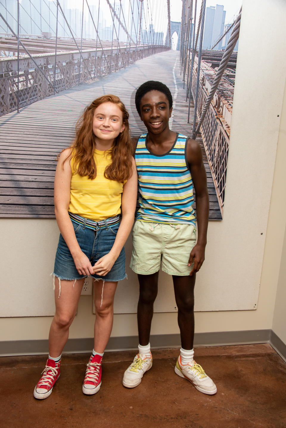 Sadie Sink and Caleb McLaughlin