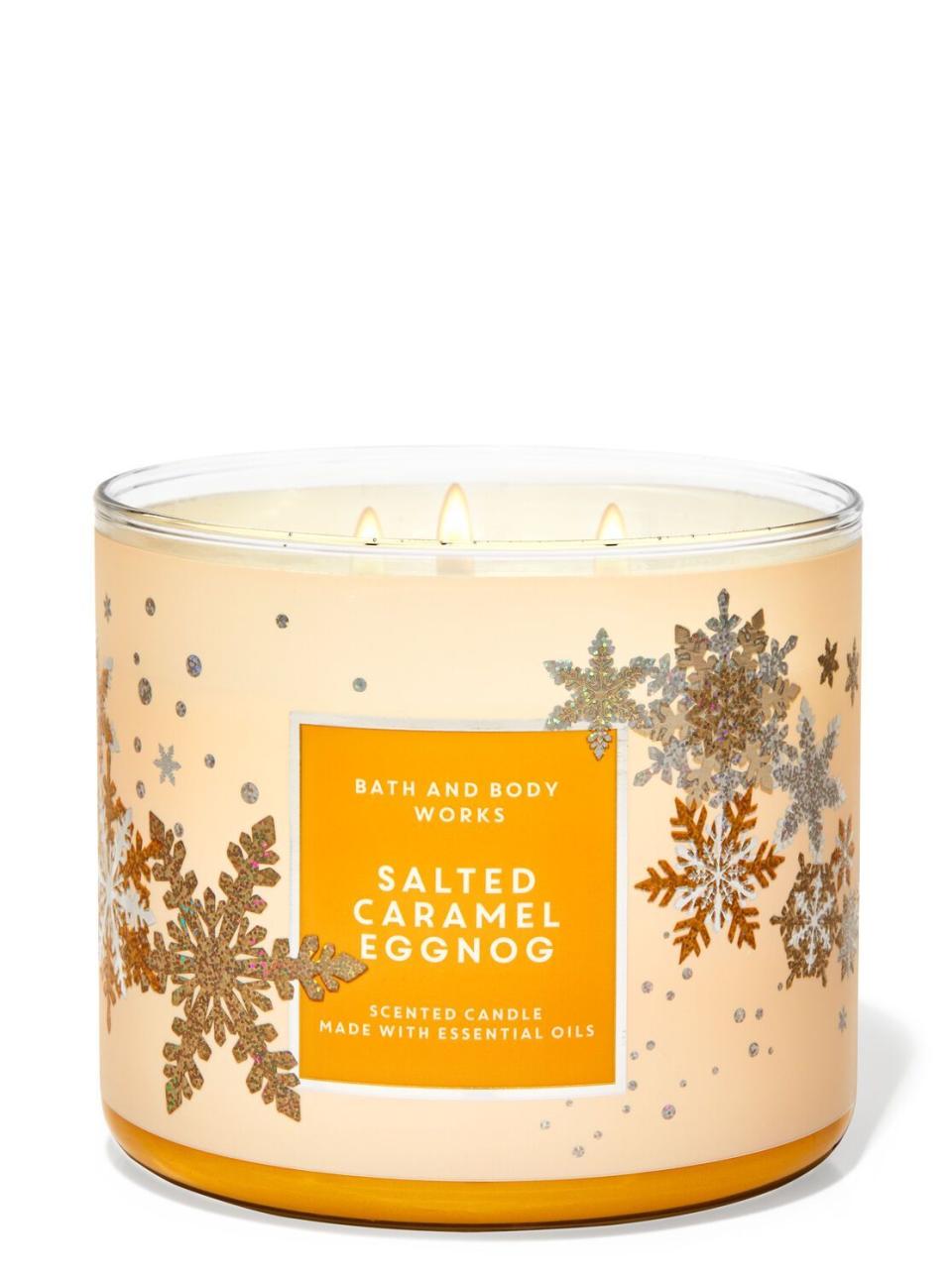 bath and body works spiced gingerbread swirl candle