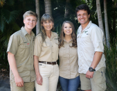 <p>Bindi’s mum Terri Irwin and little brother Robert Irwin were also there to celebrate her 20th birthday.<br>Source: Matrix </p>