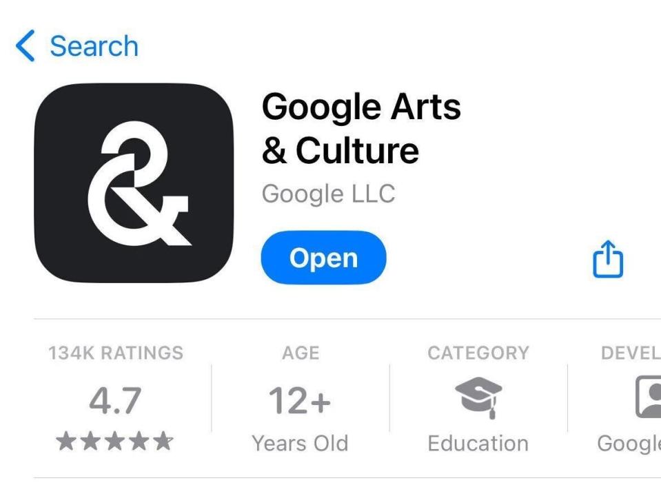 How to download Google's Arts & Culture App.