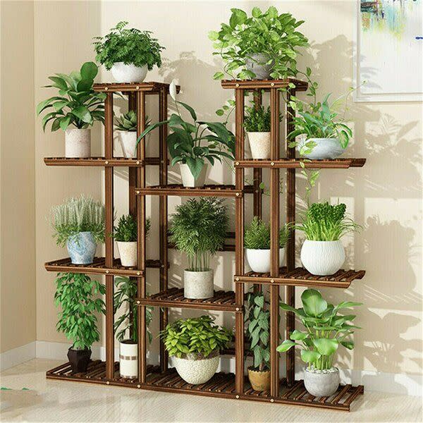 18) Large Multi-tier Plant Stand