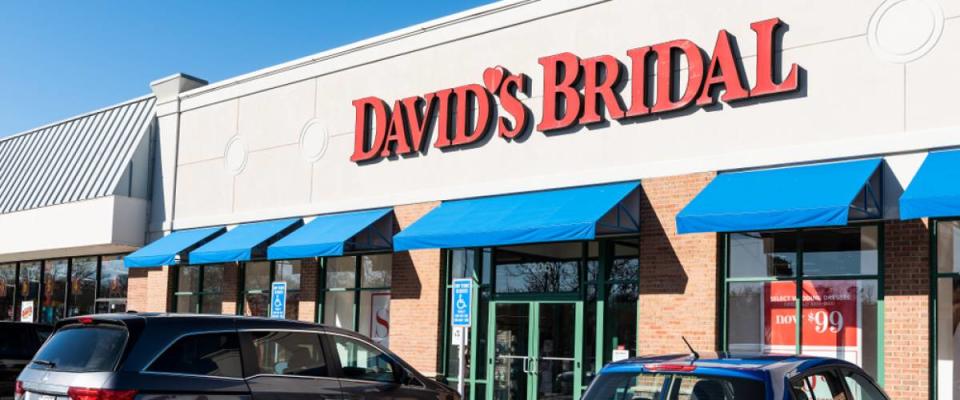 David's Bridal storefront