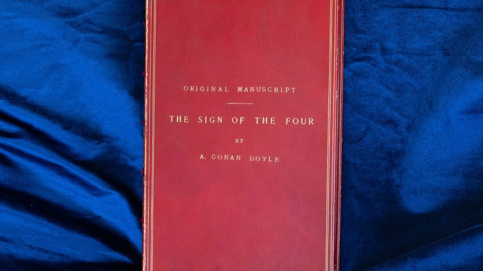 The "Sign of Four" was published in 1890. - Courtesy Sotheby's