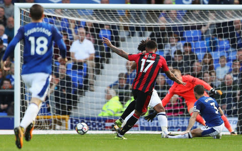 Josh King scores for Bournemouth - Credit: GETTY IMAGES