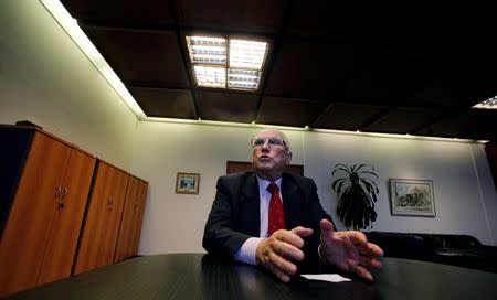 Jorge Todesca, Director of INDEC, the government's official statistics agency, speaks during an interview with Reuters in Buenos Aires, Argentina, June 22, 2016. Picture taken June 22, 2016. REUTERS/Marcos Brindicci