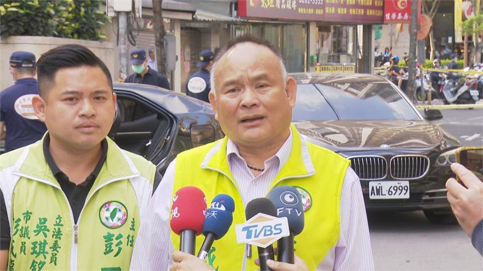 土城驚傳擄人　議員彭成龍座車擋住歹徒駕車