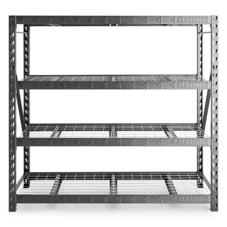 <p><a href="https://go.redirectingat.com?id=74968X1596630&url=https%3A%2F%2Fwww.homedepot.com%2Fp%2FGladiator-4-Tier-Welded-Steel-Garage-Storage-Shelving-Unit-77-in-W-x-72-in-H-x-24-in-D-GARS774XEG%2F206727800&sref=https%3A%2F%2Fwww.caranddriver.com%2Fcar-accessories%2Fa61476908%2Ffourth-of-july-automotive-car-truck-sales%2F" rel="nofollow noopener" target="_blank" data-ylk="slk:Shop Now;elm:context_link;itc:0;sec:content-canvas" class="link ">Shop Now</a></p><p>4-Tier Steel Garage Shelving Unit</p><p>homedepot.com</p><p>$279.99</p>