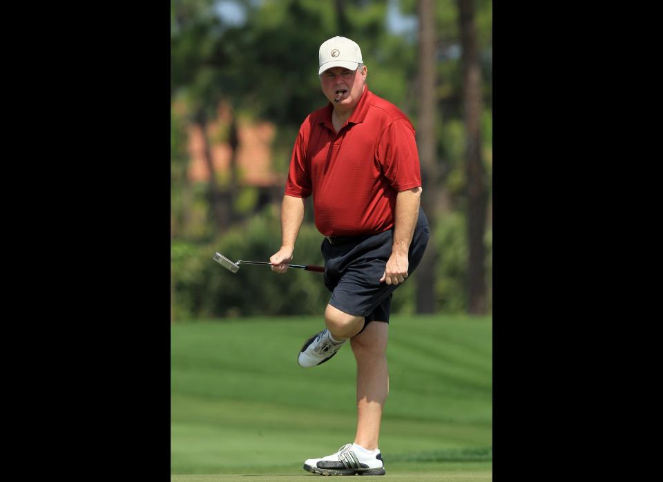 WEST PALM BEACH, FL - MARCH 21: Rush Limbaugh the Radio Presenter during the Els for Autism Pro-am at The PGA National Golf Club on March 21, 2011 in West Palm Beach, Florida.  (Photo by David Cannon/Getty Images)