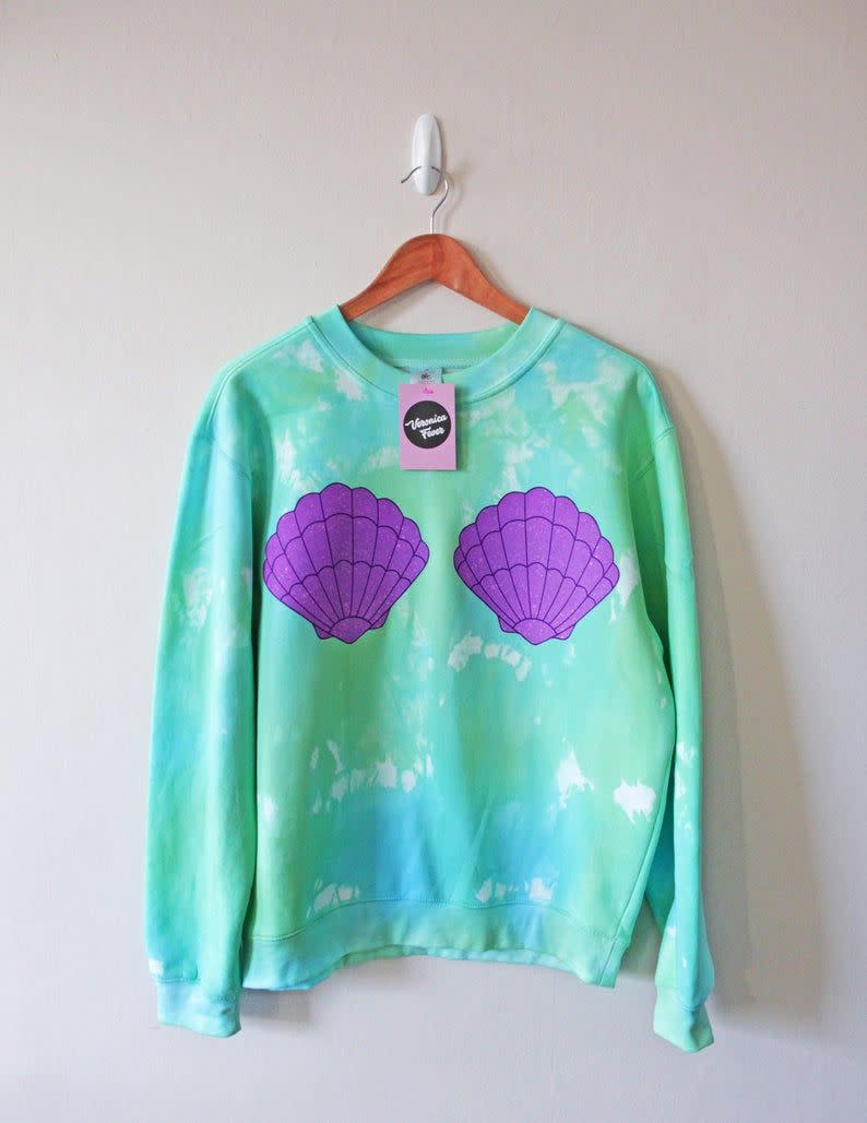 1) "Little Mermaid" Ariel Sweater