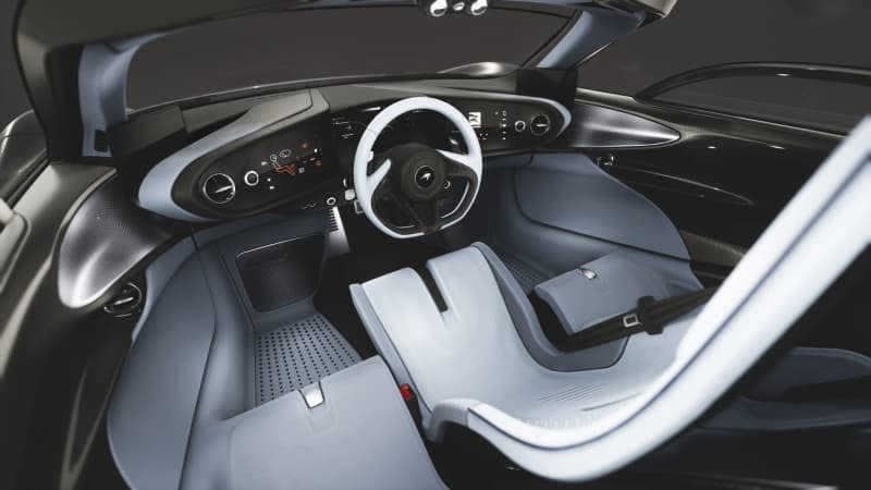 The $2-million view from inside the McLaren Speetail, which can hit a top speed of 403 km/h. McLaren/dpa