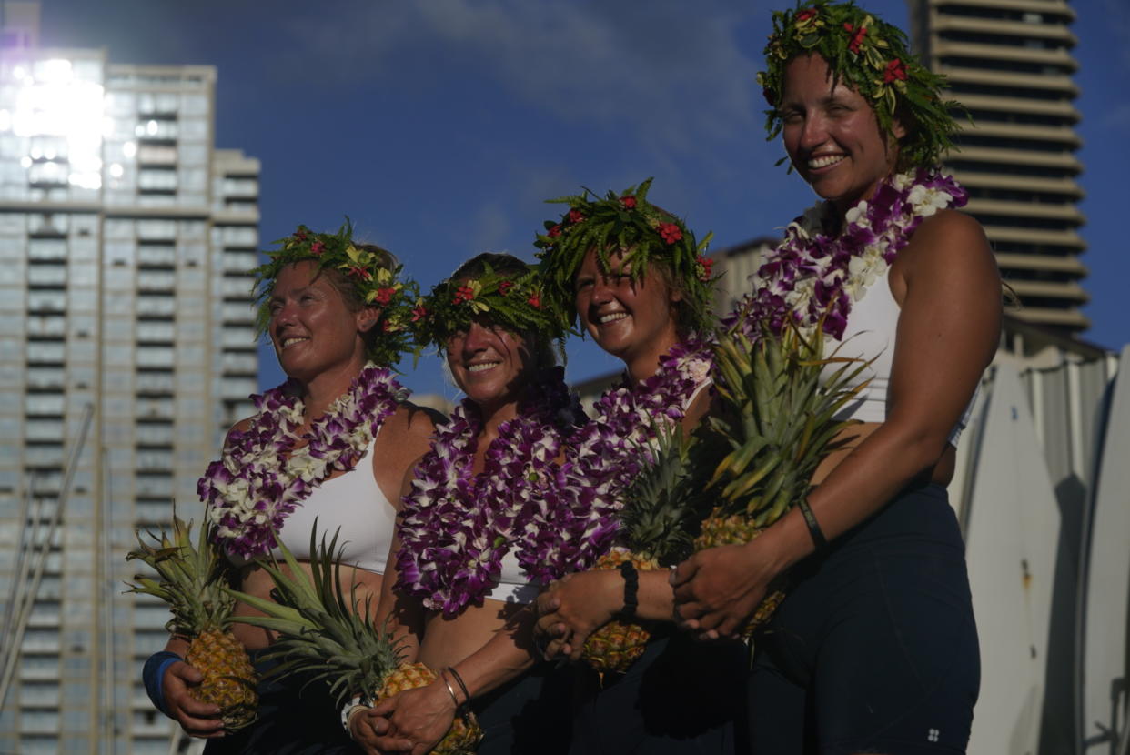 Sheroes rowing crew