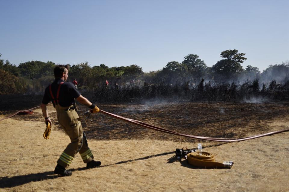 Fires have broken out during the recent scorching temperatures (EPA)