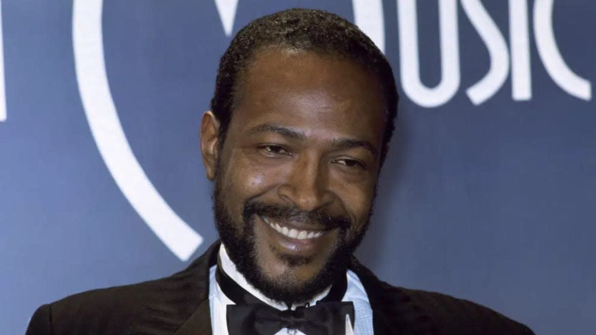 Late revered singer-songwriter Marvin Gaye attends the American Music Awards in Jan. 1983 in Los Angeles. Jury selection and opening statements are expected to begin Monday in a trial that mashes up Ed Sheeran’s “Thinking Out Loud” with Marvin Gaye’s “Let’s Get It On.” (Photo: Doug Pizac/AP, File)