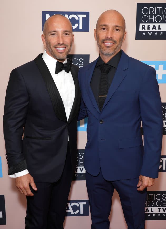 Jason Oppenheim (left) with brother Brett (Photo: JC Olivera via Getty Images)