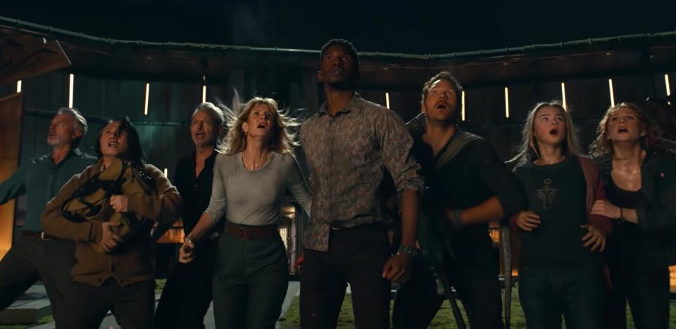 Jurassic World Dominion old and new Jurassic casts