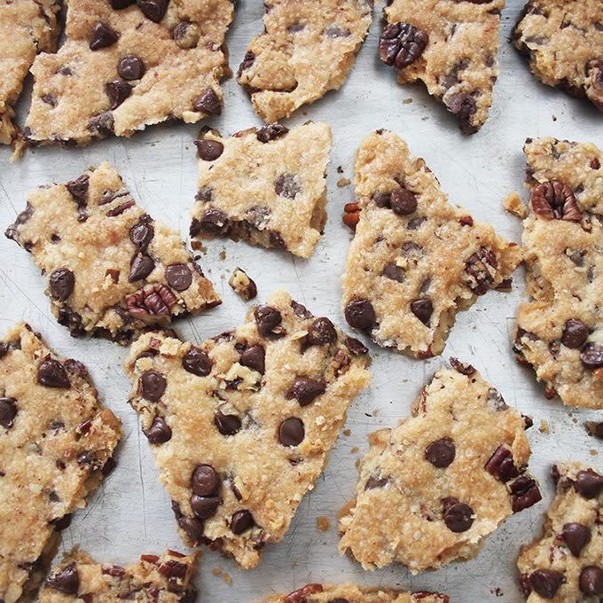 <a href="https://www.tasteofhome.com/article/cookie-brittle-recipe/" rel="nofollow noopener" target="_blank" data-ylk="slk:Cookie Brittle Is the Reason You’ll Stop Making Chocolate Chip Cookies;elm:context_link;itc:0;sec:content-canvas" class="link rapid-noclick-resp">Cookie Brittle Is the Reason You’ll Stop Making Chocolate Chip Cookies</a>