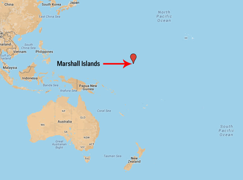 marshall islands map