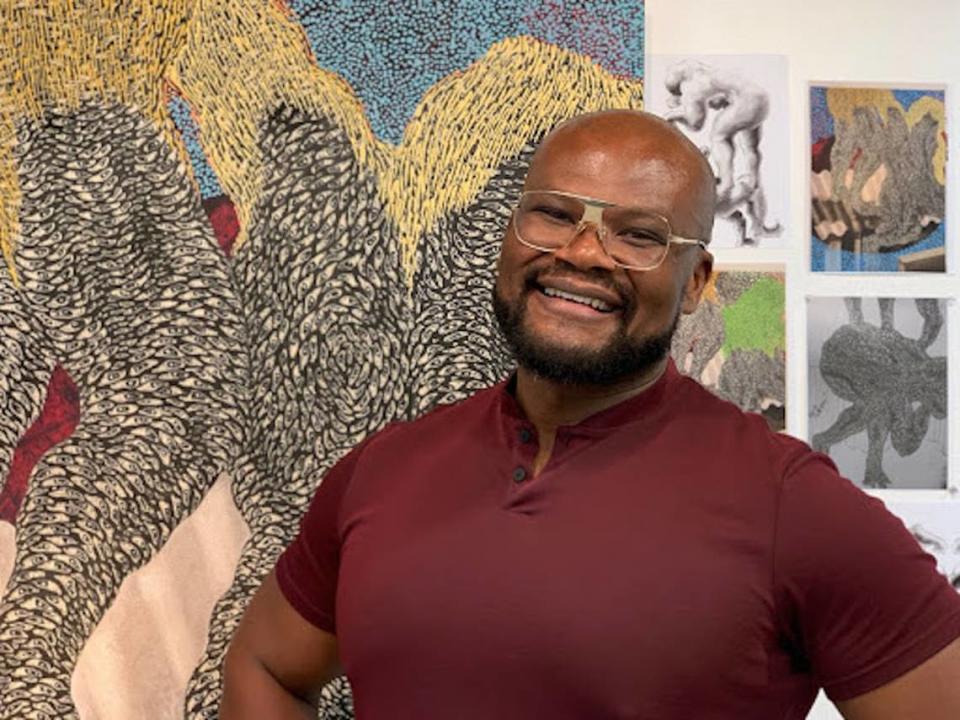 Artist Didier William is featured as part of the MOCA NOMI Miami Art Week exhibition, which runs through April 16.