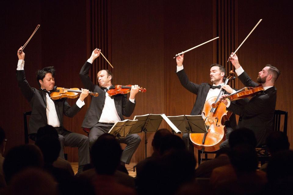 The Miró Quartet, which has been performing since 1995, performs for Artist Series Concerts of Sarasota.