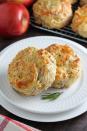 <p>These sweet and savory biscuits will be gone in no time.</p><p><strong>Get the recipe at <a href="https://bakerbynature.com/white-cheddar-bacon-and-apple-biscuits/" rel="nofollow noopener" target="_blank" data-ylk="slk:Baker by Nature;elm:context_link;itc:0;sec:content-canvas" class="link ">Baker by Nature</a>.</strong></p>