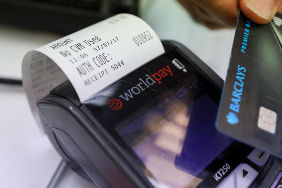 More and more transactions are being made through contactless, tap and go payment systems (Chris Ratcliffe/Bloomberg via Getty Images)