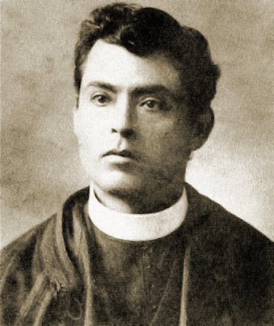 Alfredo Placencia en su juventud.
