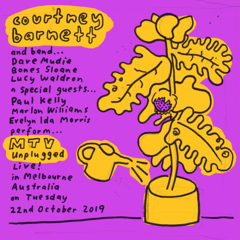 Courtney Barnett - MTV Australia Unplugged Live In Melbourne artwork