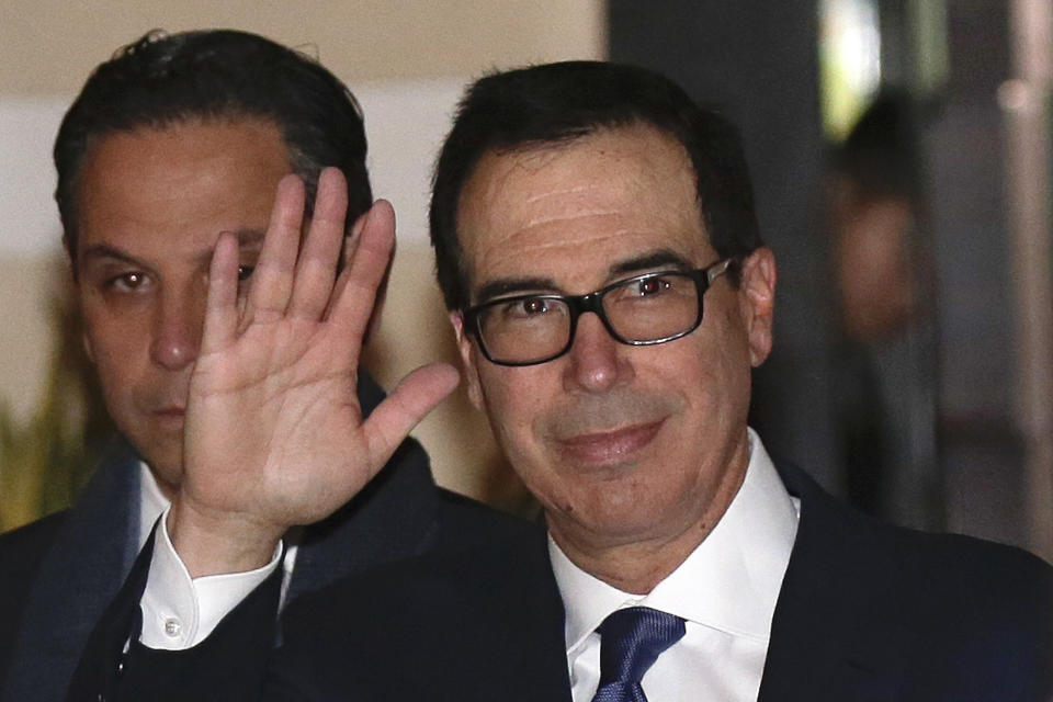 U.S. Treasury Secretary Steven Mnuchin has been named as a defendant in a lawsuit filed by&nbsp;Sears Holdings Corp. over his past role as a Sears board member. (Photo: ASSOCIATED PRESS)