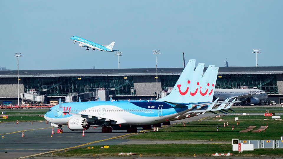 TUI has canceled all flights up to and including Friday 28 July. - Kenzo Tribouillard/AFP/Getty Images