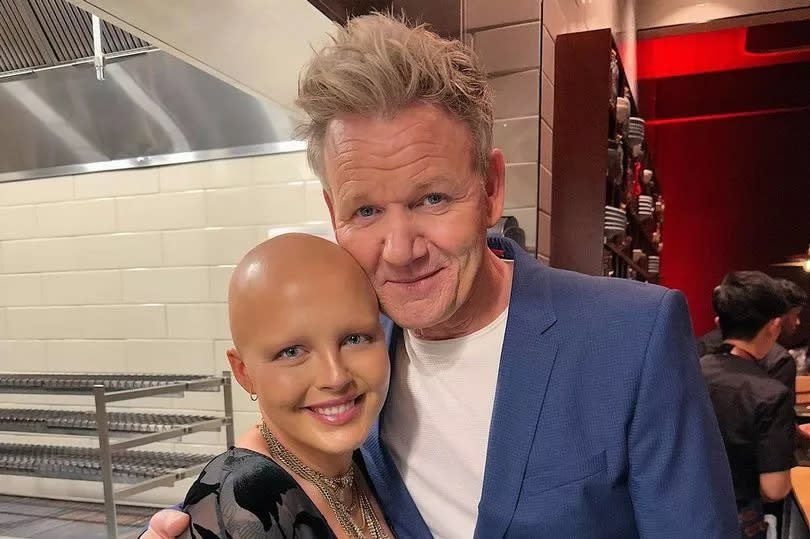 Madison had been completing items on her bucket list, which included having a meal with Gordon Ramsay