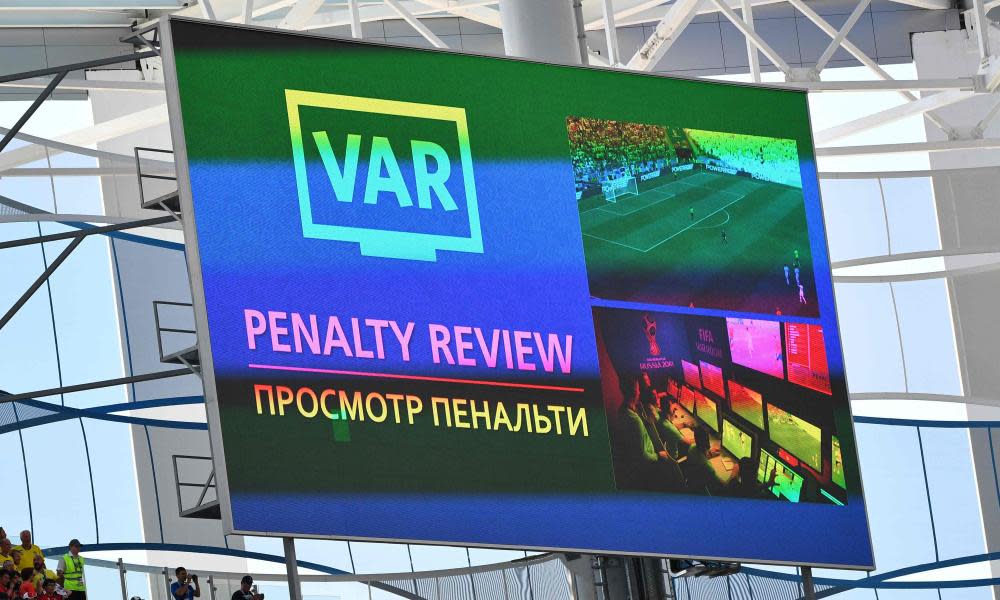 VAR scoreboard