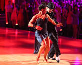 Alexandra Raisman and Mark Ballas perform on "Dancing With the Stars."